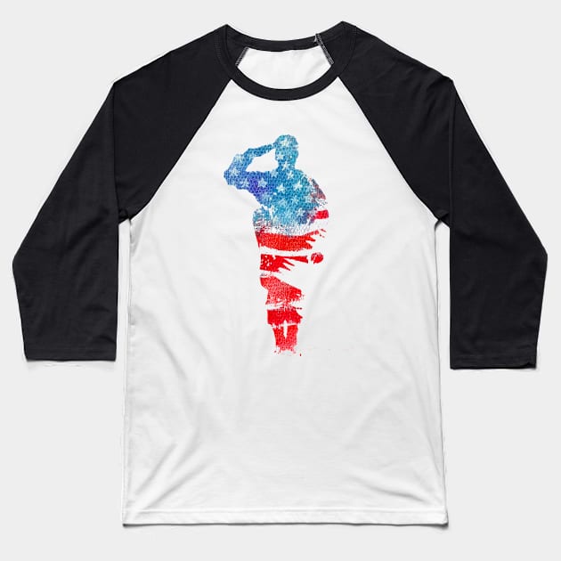 Veteran's Day Baseball T-Shirt by baha2010